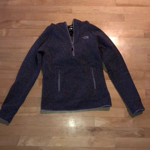 women’s north face quarter zip fleece